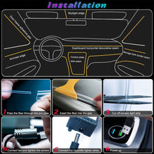 Load image into Gallery viewer, Interior Car LED Strip Lights with Wireless APP and Remote Control, RGB 5 in 1 Ambient Lighting Kits