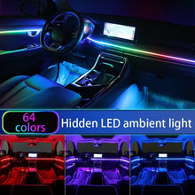 Cargar imagen en el visor de la galería, Luces atmosféricas del coche, coloridas luces decorativas de agua que fluyen en el coche.
