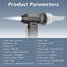 Cargar imagen en el visor de la galería, Violent turbofan，Handheld turbine blower
