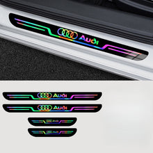 Load image into Gallery viewer, 4pcs Car mirror laser door sill protection sticker
