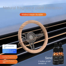 Load image into Gallery viewer, Walnut vintage steering wheel aromatherapy
