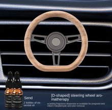 Load image into Gallery viewer, Walnut vintage steering wheel aromatherapy
