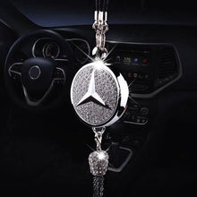 Load image into Gallery viewer, car logo perfume pendant with diamonds
