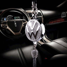 Load image into Gallery viewer, car logo perfume pendant with diamonds
