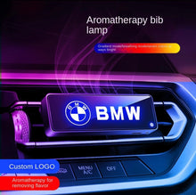 Cargar imagen en el visor de la galería, Car logo air outlet aromatherapy, car atmosphere lights
