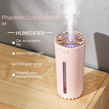 Cargar imagen en el visor de la galería, Car Air Humidifier with Aromatherapy and Colorful Night Light - Compact Design
