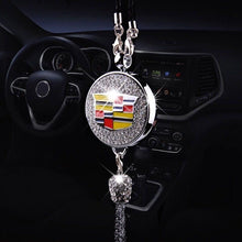 Load image into Gallery viewer, car logo perfume pendant with diamonds
