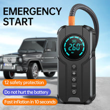 Load image into Gallery viewer, Intelligent Car Jump Starter with Wireless Air Pump &amp; Digital Display
