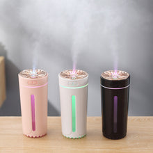 Cargar imagen en el visor de la galería, Car Air Humidifier with Aromatherapy and Colorful Night Light - Compact Design
