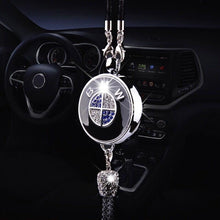 Load image into Gallery viewer, car logo perfume pendant with diamonds
