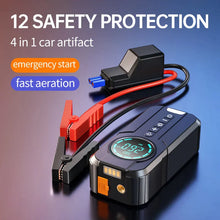 Load image into Gallery viewer, Intelligent Car Jump Starter with Wireless Air Pump &amp; Digital Display
